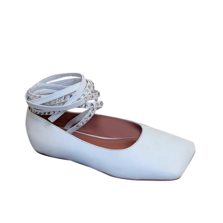 RVOTE Lace Up Ballet Shoes