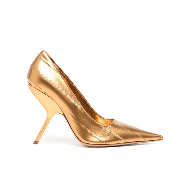 SAMOL Sculptured Heel Pumps