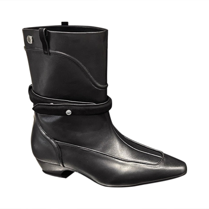 SCEWI Leather Ankle Boots