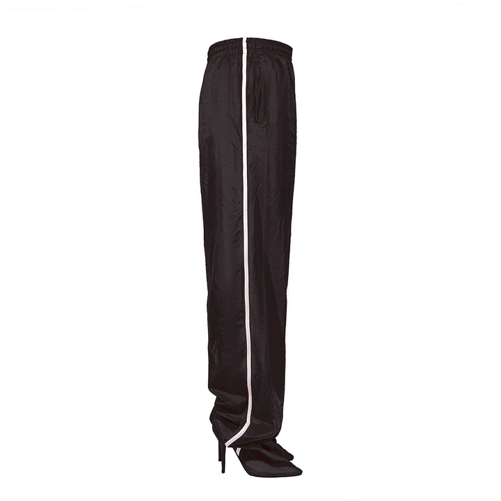 SCOVA Striped High Heel Pants Boots
