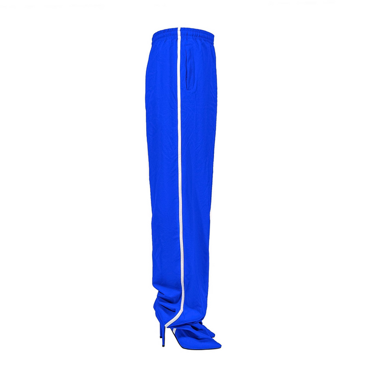 SCOVA Striped High Heel Pants Boots
