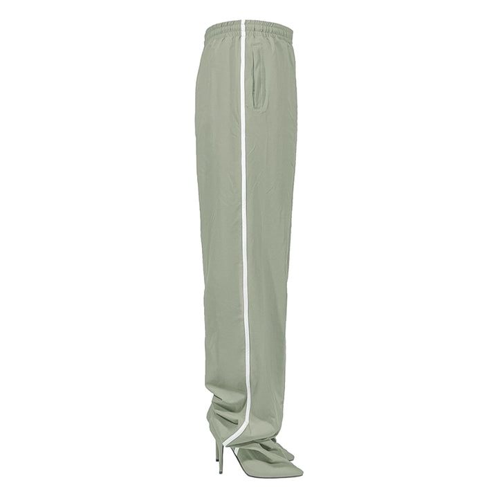SCOVA Striped High Heel Pants Boots
