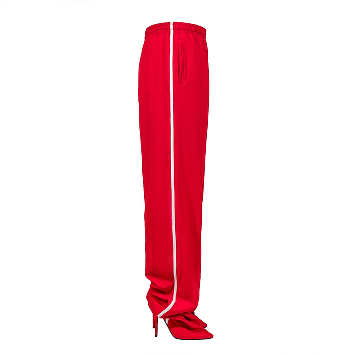 SCOVA Striped High Heel Pants Boots