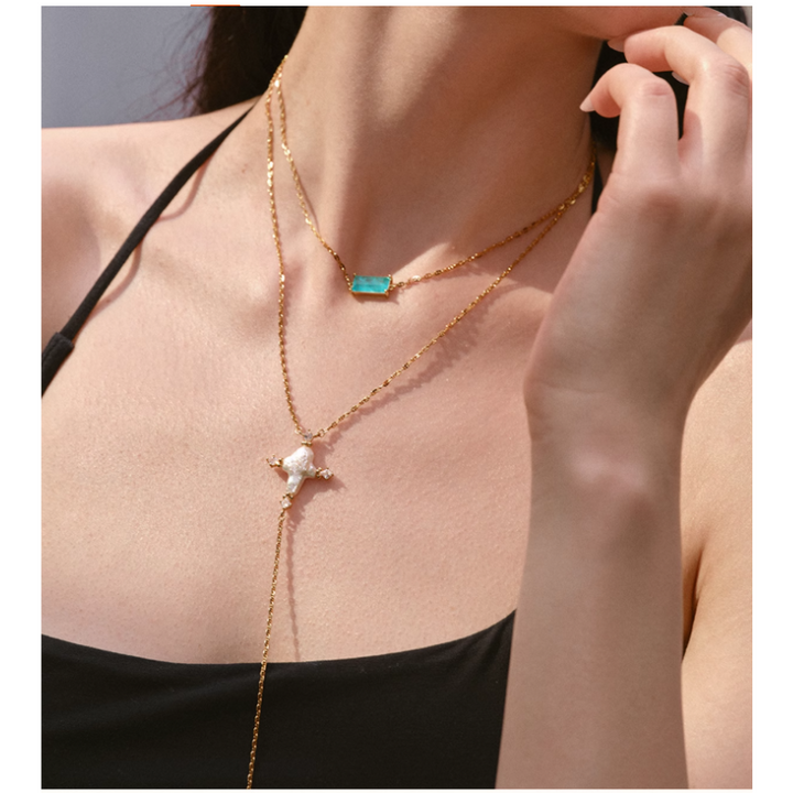 SEMUY Double Layers Necklace