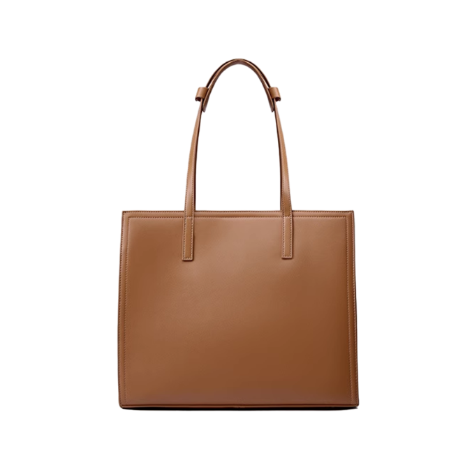 SERTO Leather Oversized Tote Bag