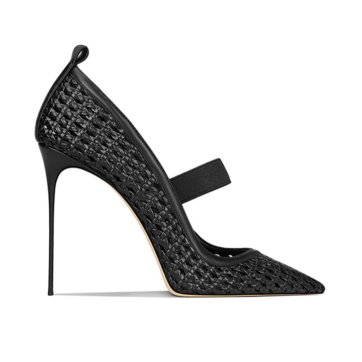 SERVV Braided High Heel Pumps - 10cm
