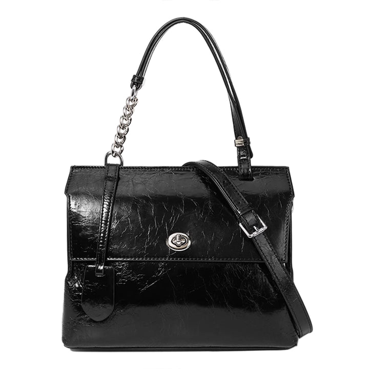 SETUI Metal Lock Tote Bag