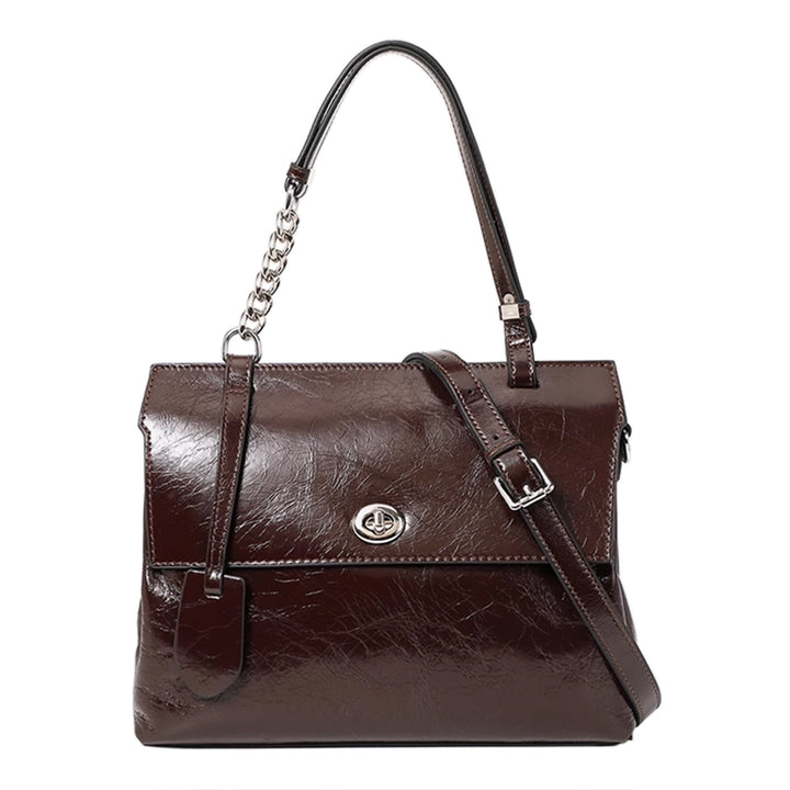 SETUI Metal Lock Tote Bag