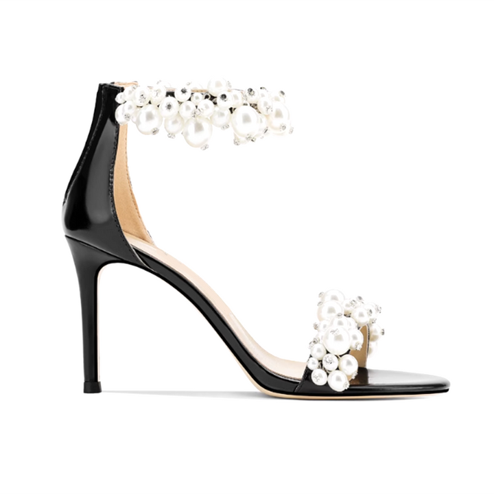 SEITA Pearl Mid Heel Sandals - 8cm