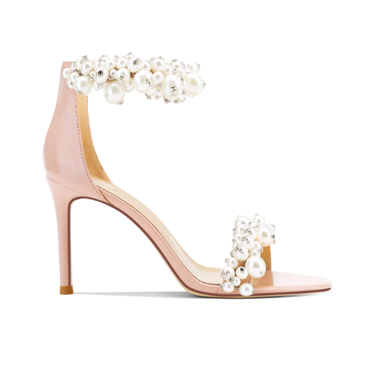 SEITA Pearl Mid Heel Sandals - 8cm