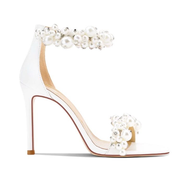 SEITA Pearl High Heel Sandals - 10cm