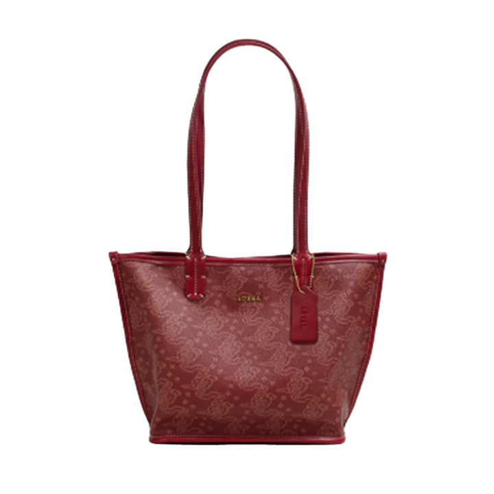 SEVKI Leather Oversized Tote Bag