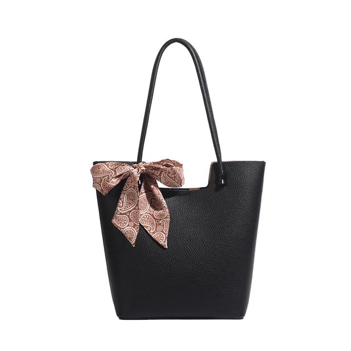 SHVNI Leather Bucket Bag