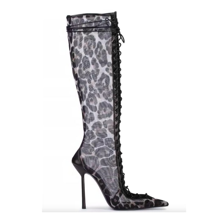 SIANA CUT OUT KNEE HIGH BOOTS