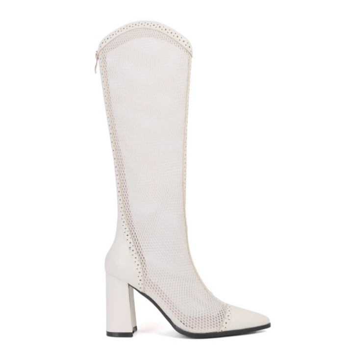 SOICK Cut Out Knee High Boots