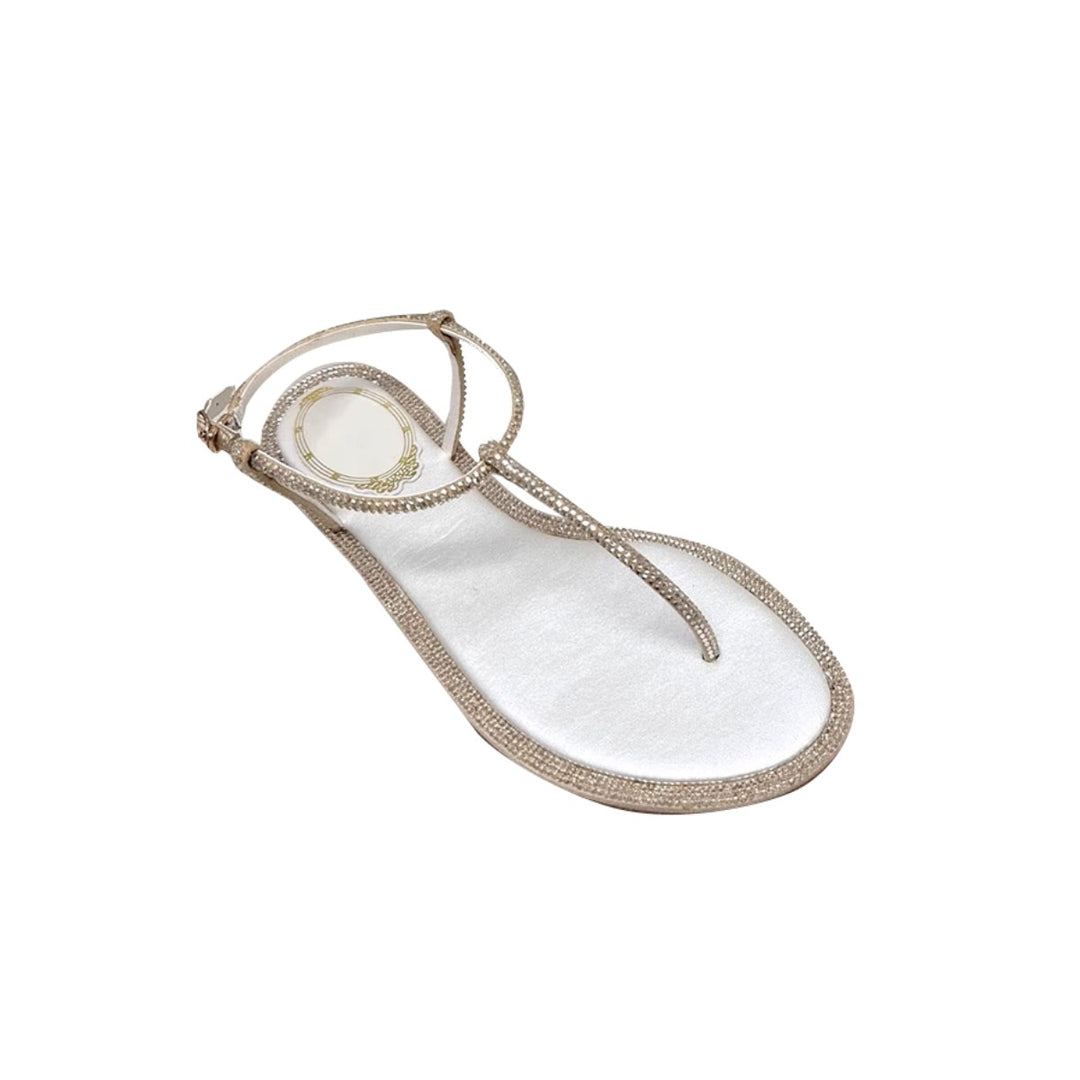 SOIKO Diamante Flat Sandals