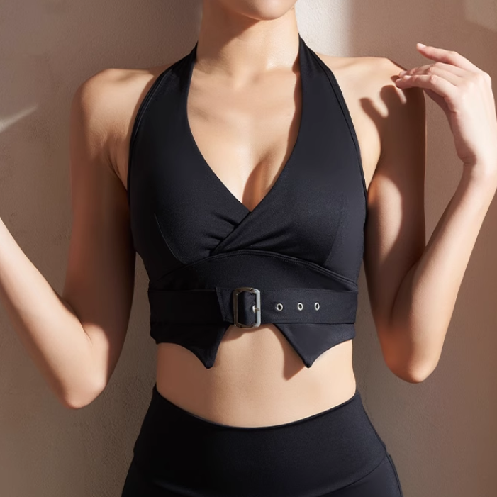 SONAT Yoga Pilates Buckled Fitted Sports Bra