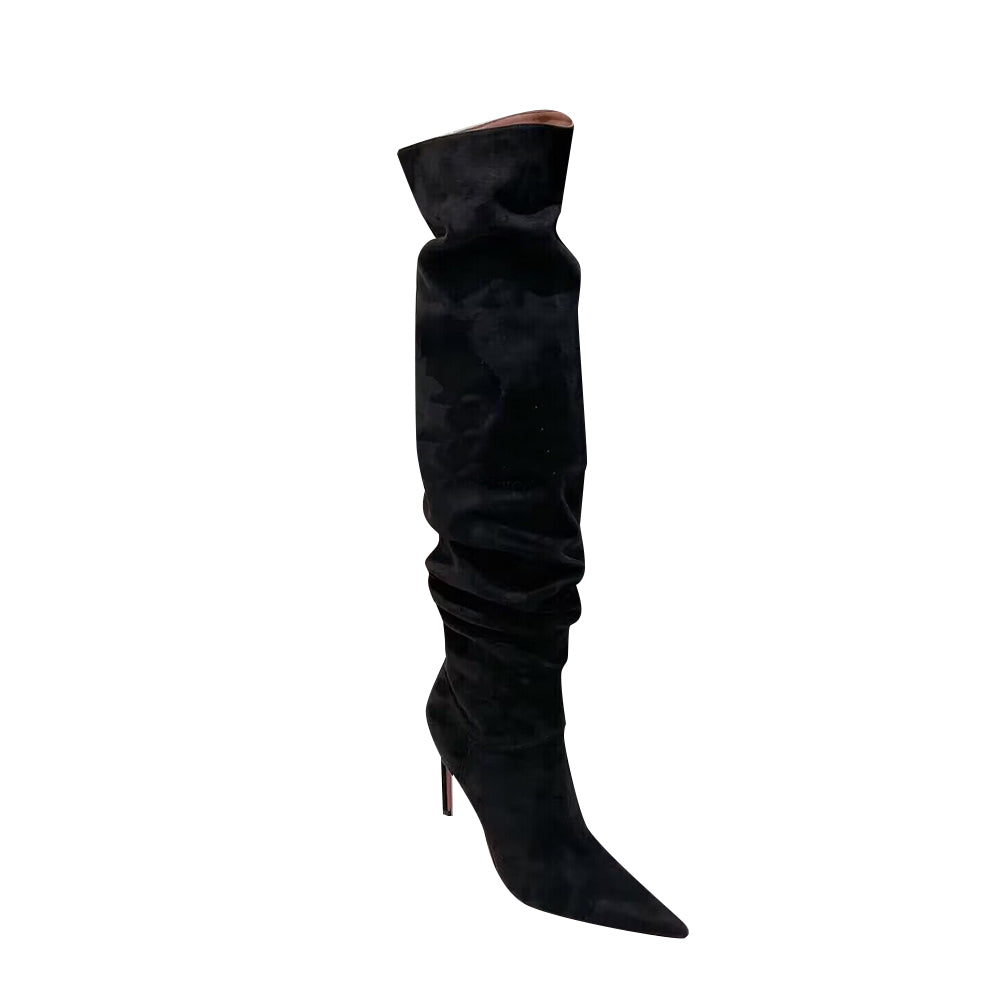 SRONA Suede Over The Knee Boots