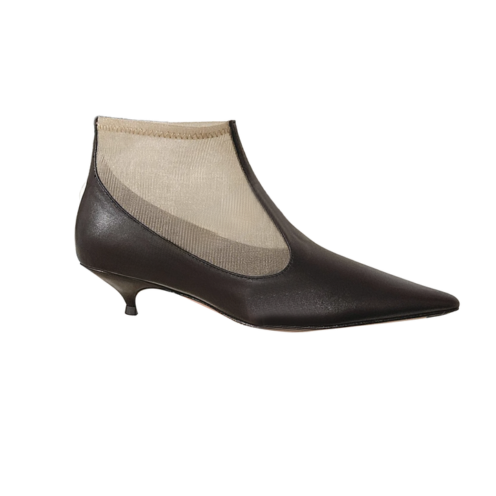 SULNA Kitten Heel Ankle Boots