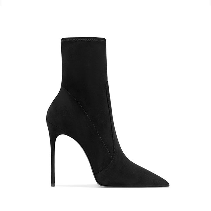 SUMCI Stiletto Heel Ankle Boots - 10cm