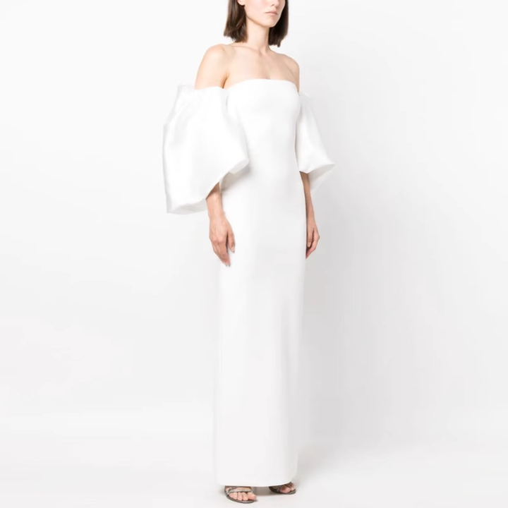 SUMDO Off-Shoulder Evening Dress Gown