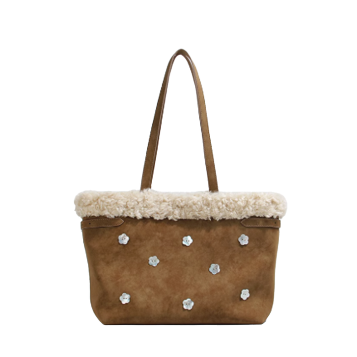 SUTTA Flower Embellished Tote Bag