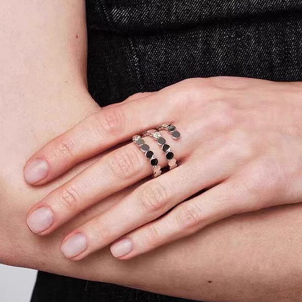 TAROF Diamante Opening Ring