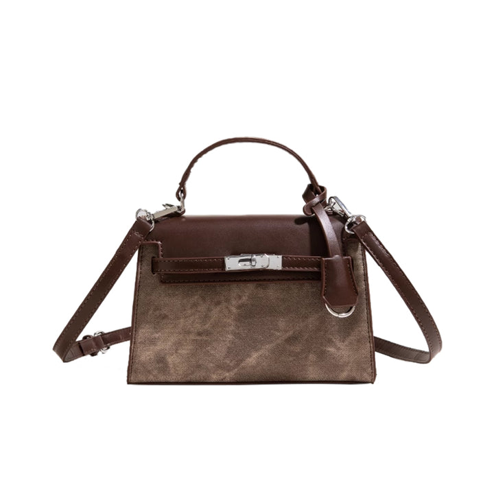 TAVOT Metal Lock Tote Bag