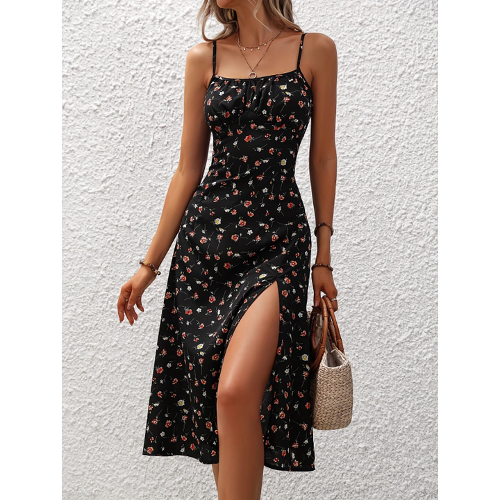 TENNV Printed Slip Dress
