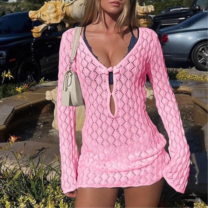 THRUA Cut Out Mini Dress