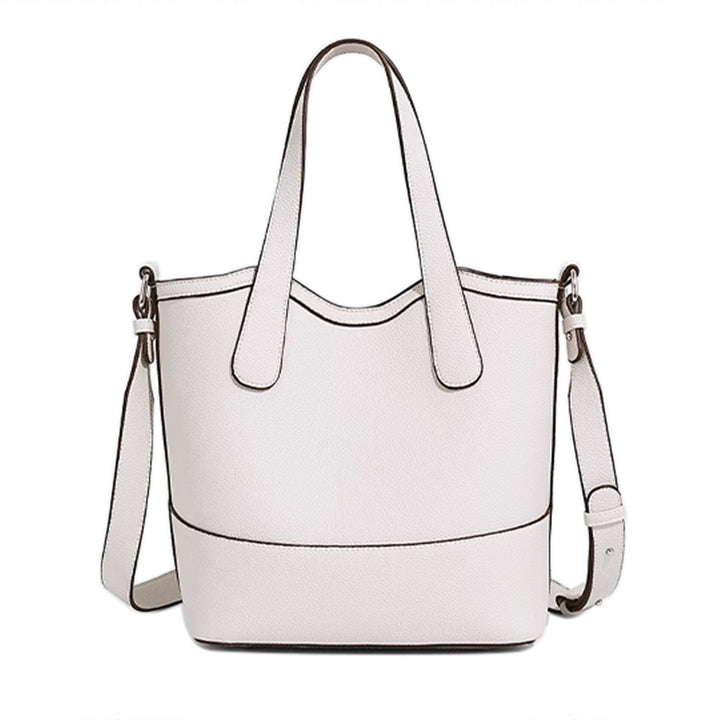 TOCRE Leather Bucket Bag