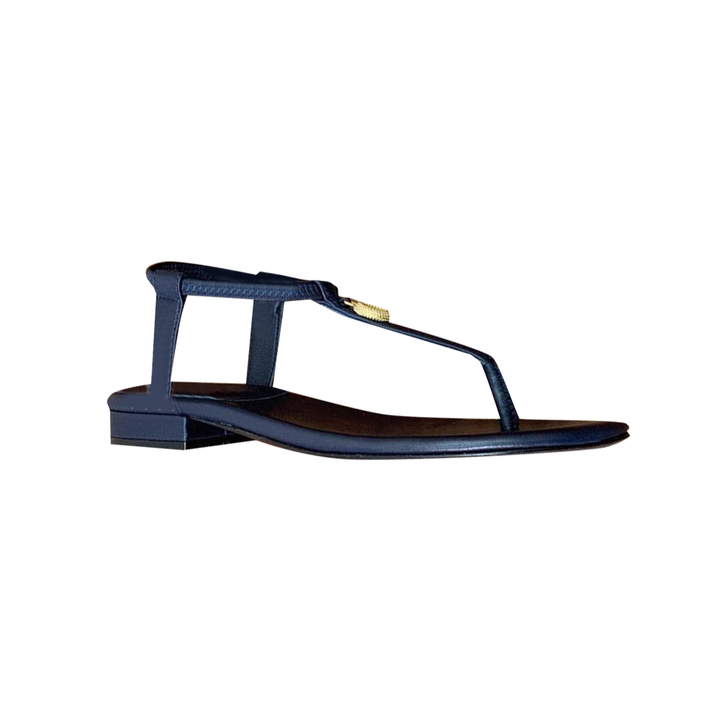 TOVCI Metal Embellished Flat Sandals