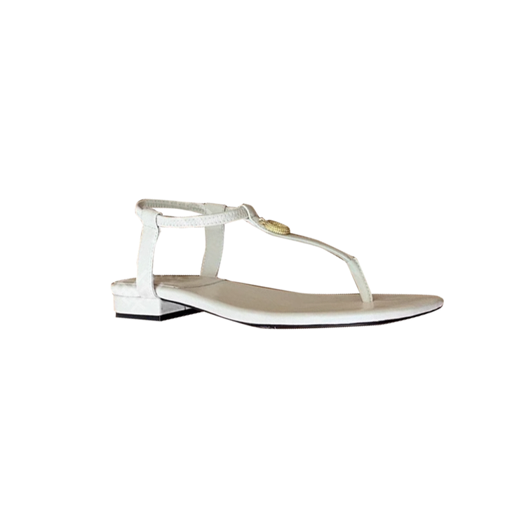 TOVCI Metal Embellished Flat Sandals