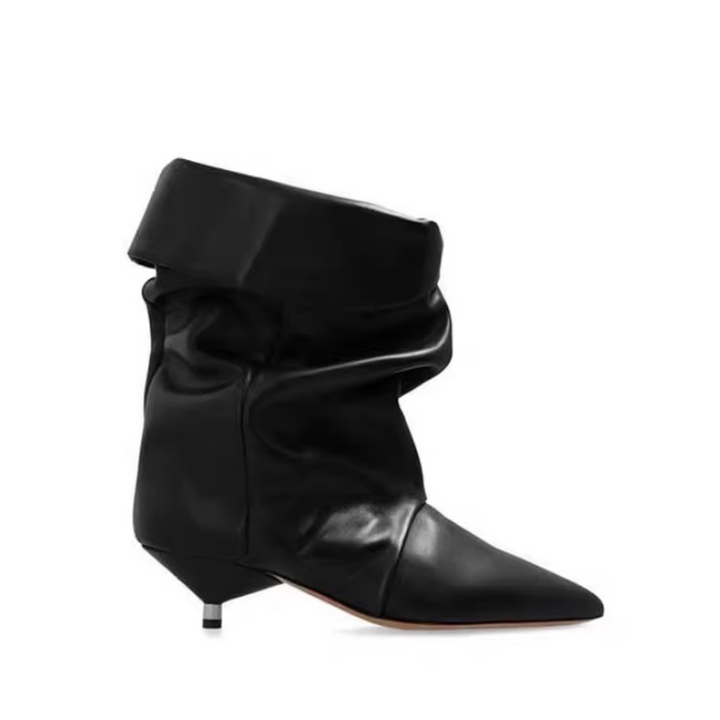 TULAH Kitten Heel Ankle Boots