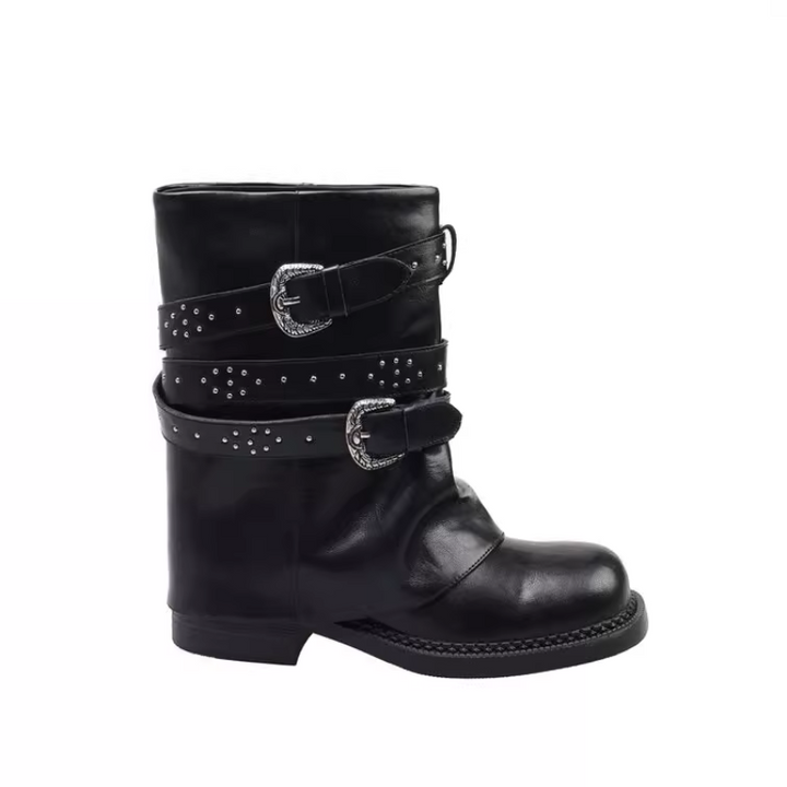 TUSCI Studded Ankle Boots