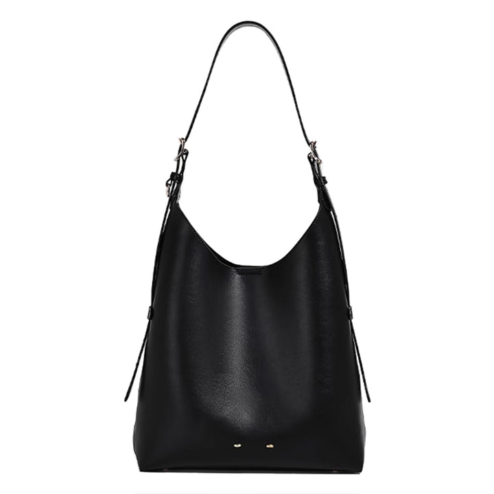 VACTR Leather Bucket Bag