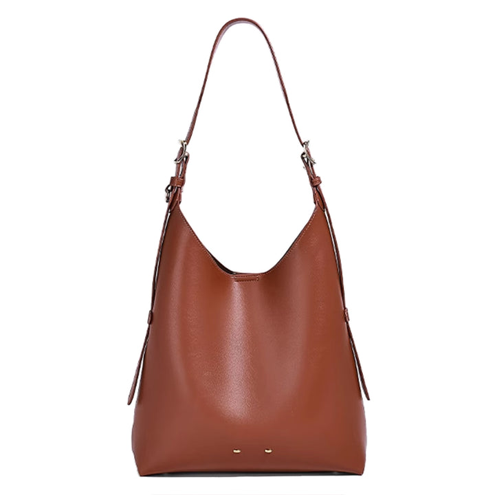VACTR Leather Bucket Bag