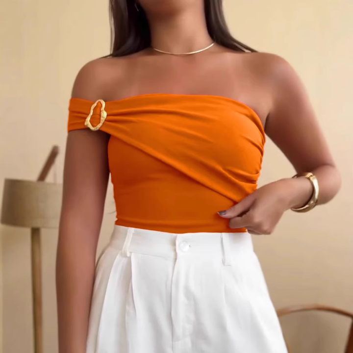 VAIDU Off-Shoulder Bodysuit