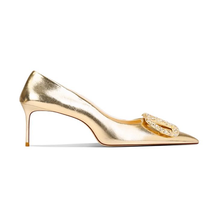 VEBCA Diamante V Mid Heel Pumps - 6cm