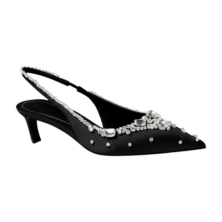VEDFA Diamante Mid Heel Sandals - 5cm