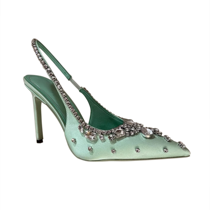 VEDFA Diamante High Heel Sandals - 10cm
