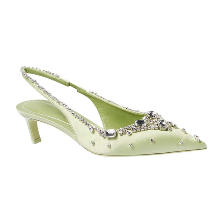 VEDFA Diamante Mid Heel Sandals - 5cm