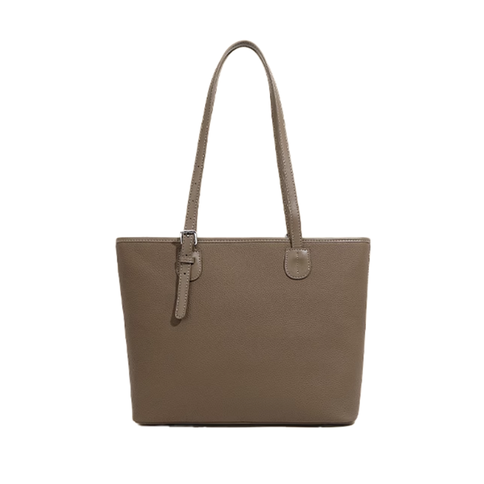 VERAC Leather Oversized Tote Bag