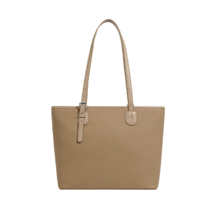 VERAC Leather Oversized Tote Bag