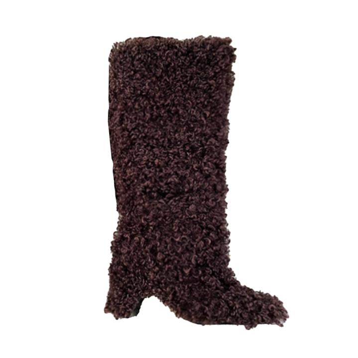 VERUO Block Heel Knee High Boots