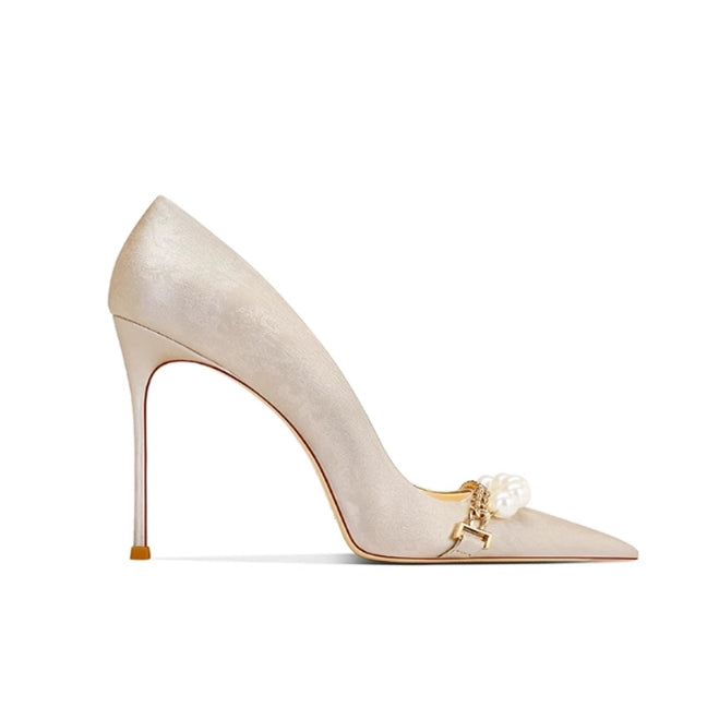 VESRI Pearl Mid Heels Pumps - 8cm