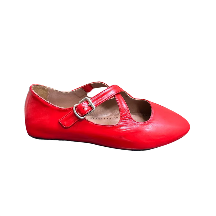 VIANN Cross Flat Ballet Shoes