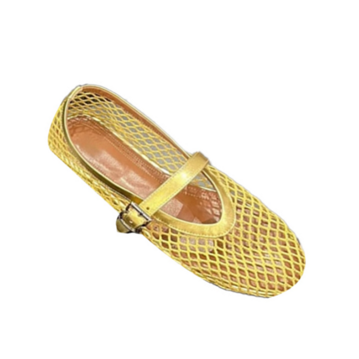 VIANN Mesh Flat Ballet Shoes