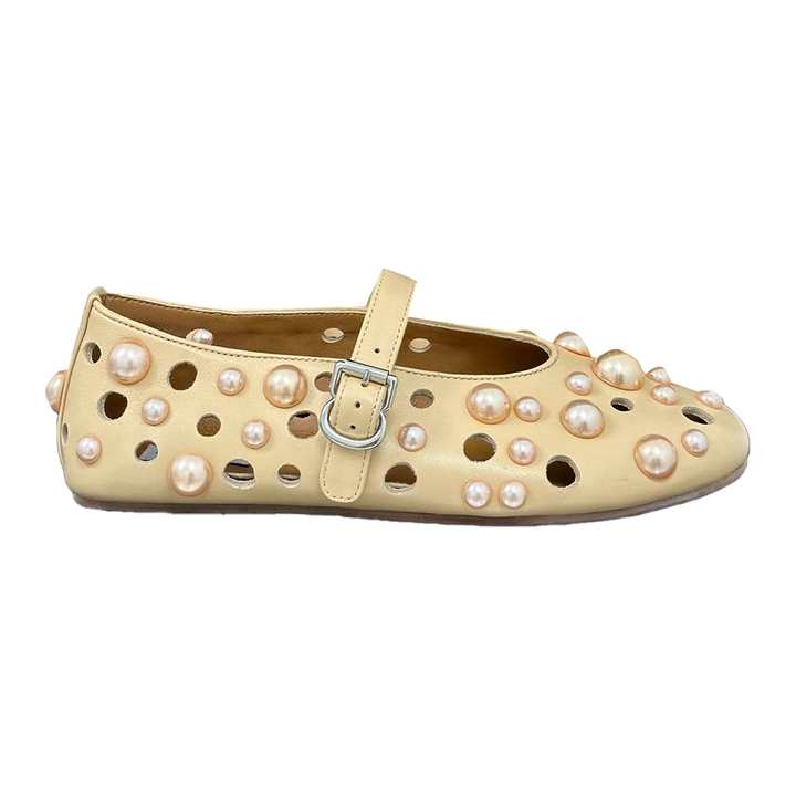 VIANN Pearl Flat Ballet Shoes