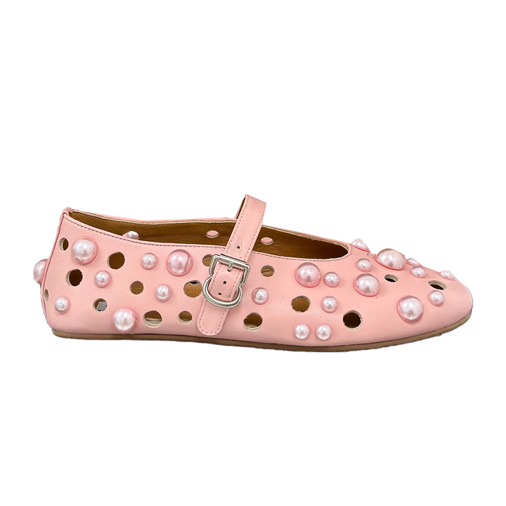 VIANN Pearl Flat Ballet Shoes